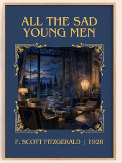 All The Sad Young Men Classic Book Art Print by F. Scott Fitzgerald – book poster