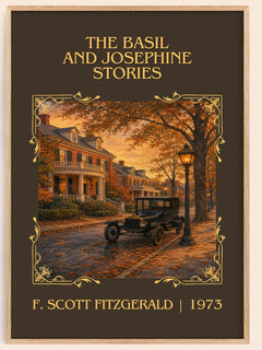 Basil And Josephine Stories Classic Book Art Print by F. Fitzgerald – book poster
