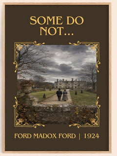 Some Do Not... Classic Book Art Print by Ford Madox Ford – book poster
