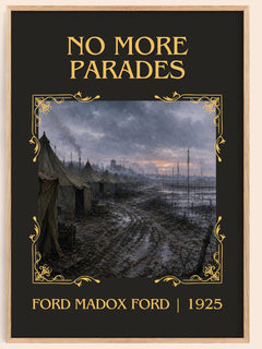 No More Parades Classic Book Art Print by Ford Madox Ford – book poster