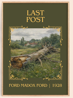 Last Post Classic Book Art Print by Ford Madox Ford – book poster