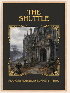 The Shuttle Classic Book Art Print by Frances Hodgson Burnett – book poster