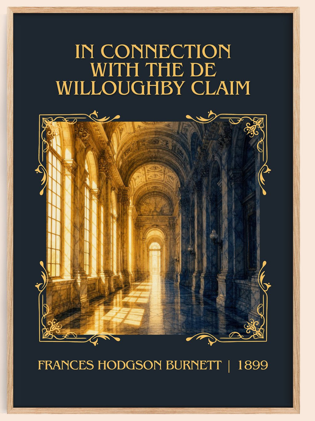In Connection With The De Willoughby Claim Classic Book Art Print – – book poster