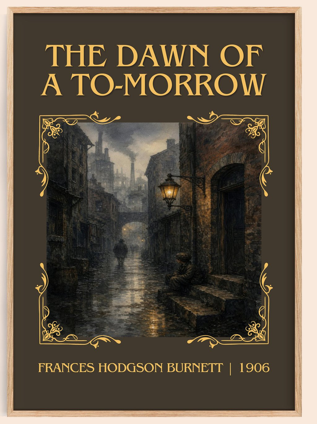 Dawn Of A To-Morrow Classic Book Art Print by Frances Hodgson Burnett – book poster