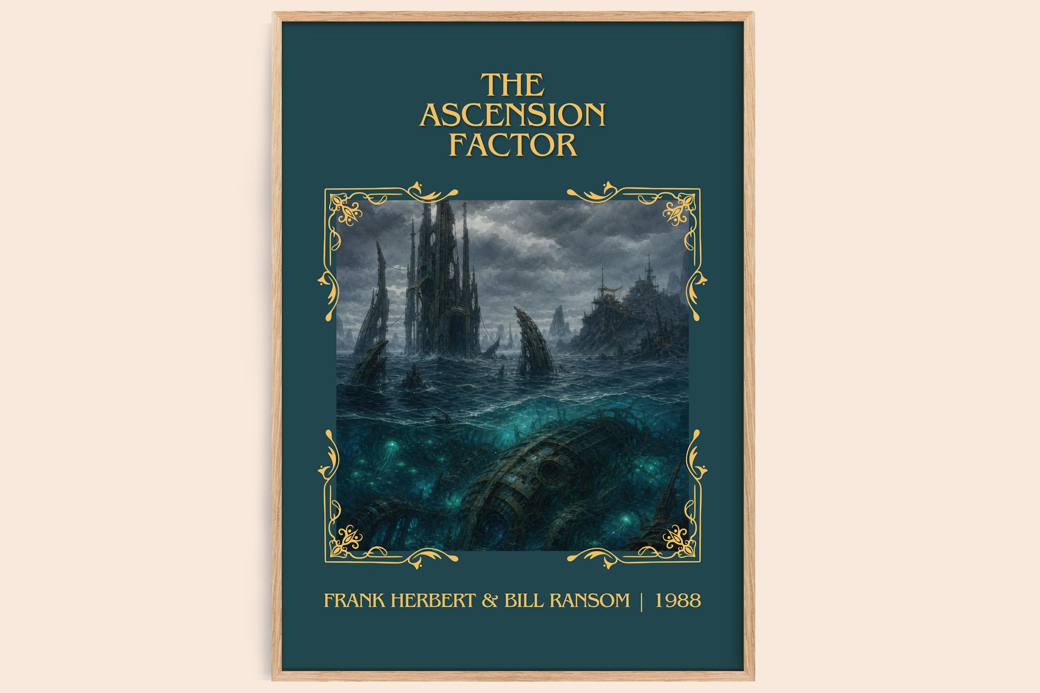 Ascension Factor Classic Book Art Print by Frank Herbert & Bill Ransom
