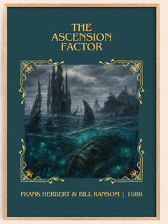 Ascension Factor Classic Book Art Print by Frank Herbert & Bill Ransom – book poster