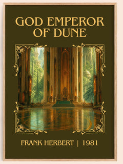 God Emperor Of Dune Classic Book Art Print by Frank Herbert – book poster