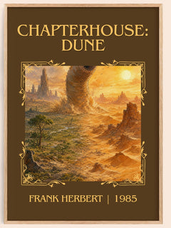 Chapterhouse: Dune Classic Book Art Print by Frank Herbert – book poster