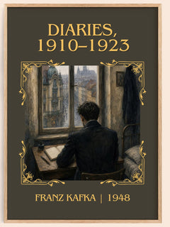 Diaries, 1910–1923 Classic Book Art Print by Franz Kafka – book poster
