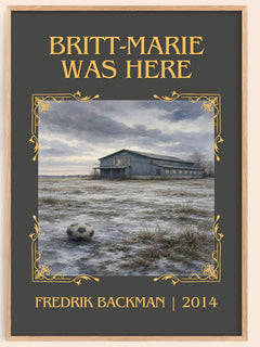 Britt-Marie Was Here Classic Book Art Print by Fredrik Backman – book poster