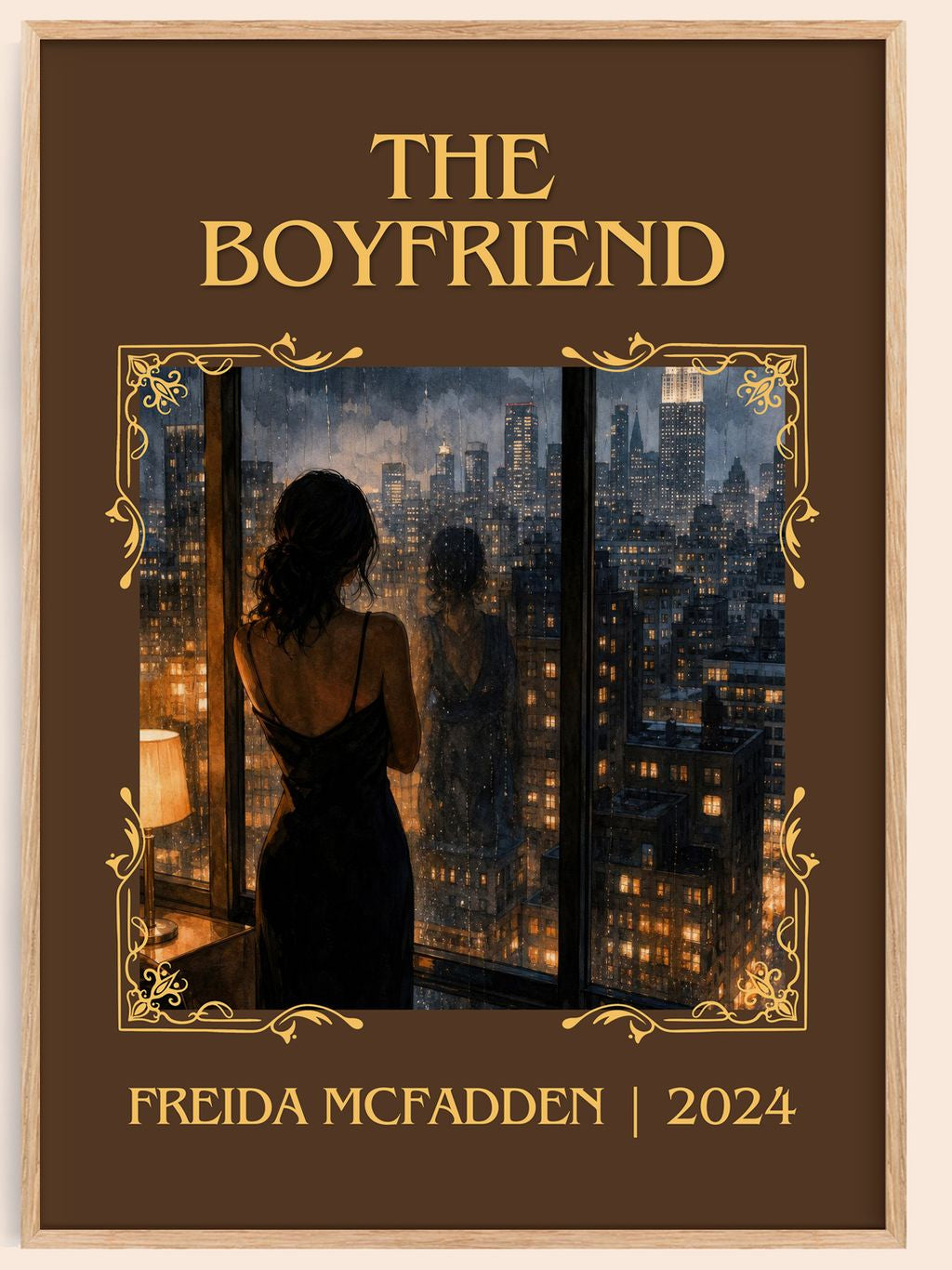The Boyfriend Classic Book Art Print by Freida Mcfadden – book poster