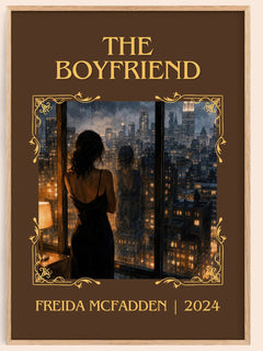 The Boyfriend Classic Book Art Print by Freida Mcfadden – book poster