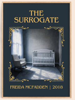 The Surrogate Classic Book Art Print by Freida Mcfadden – book poster