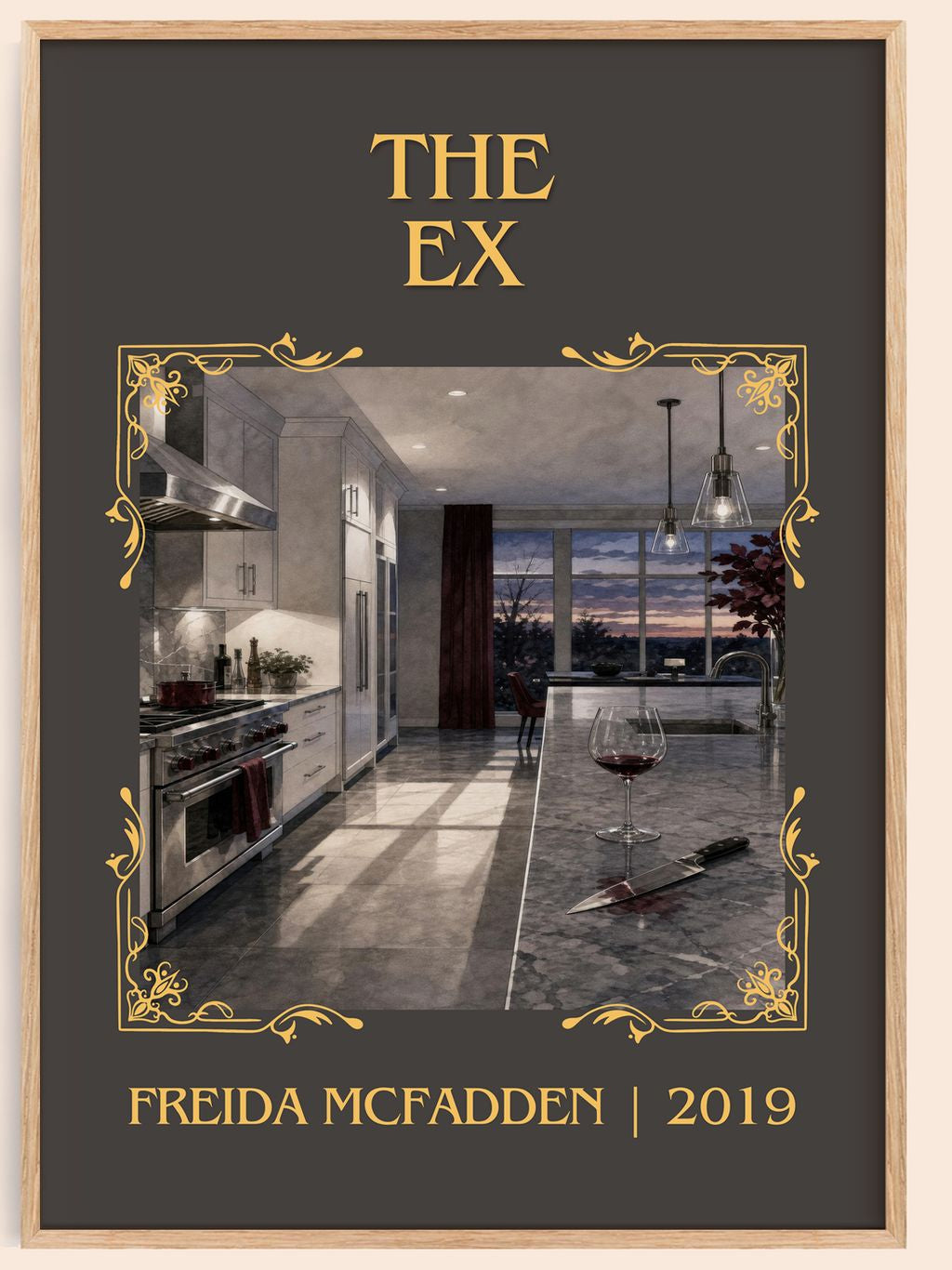 The Ex Classic Book Art Print by Freida Mcfadden – book poster