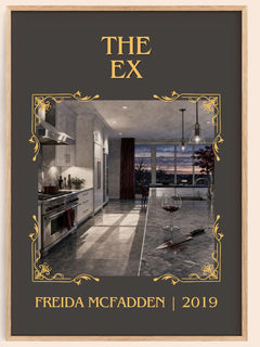 The Ex Classic Book Art Print by Freida Mcfadden – book poster