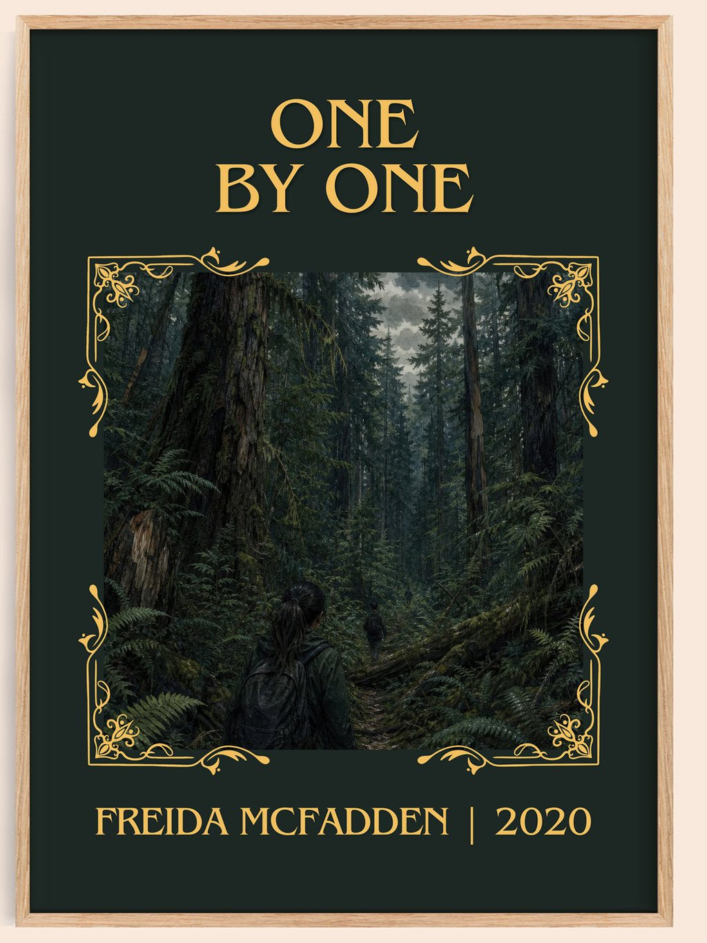 One By One Classic Book Art Print by Freida Mcfadden – book poster