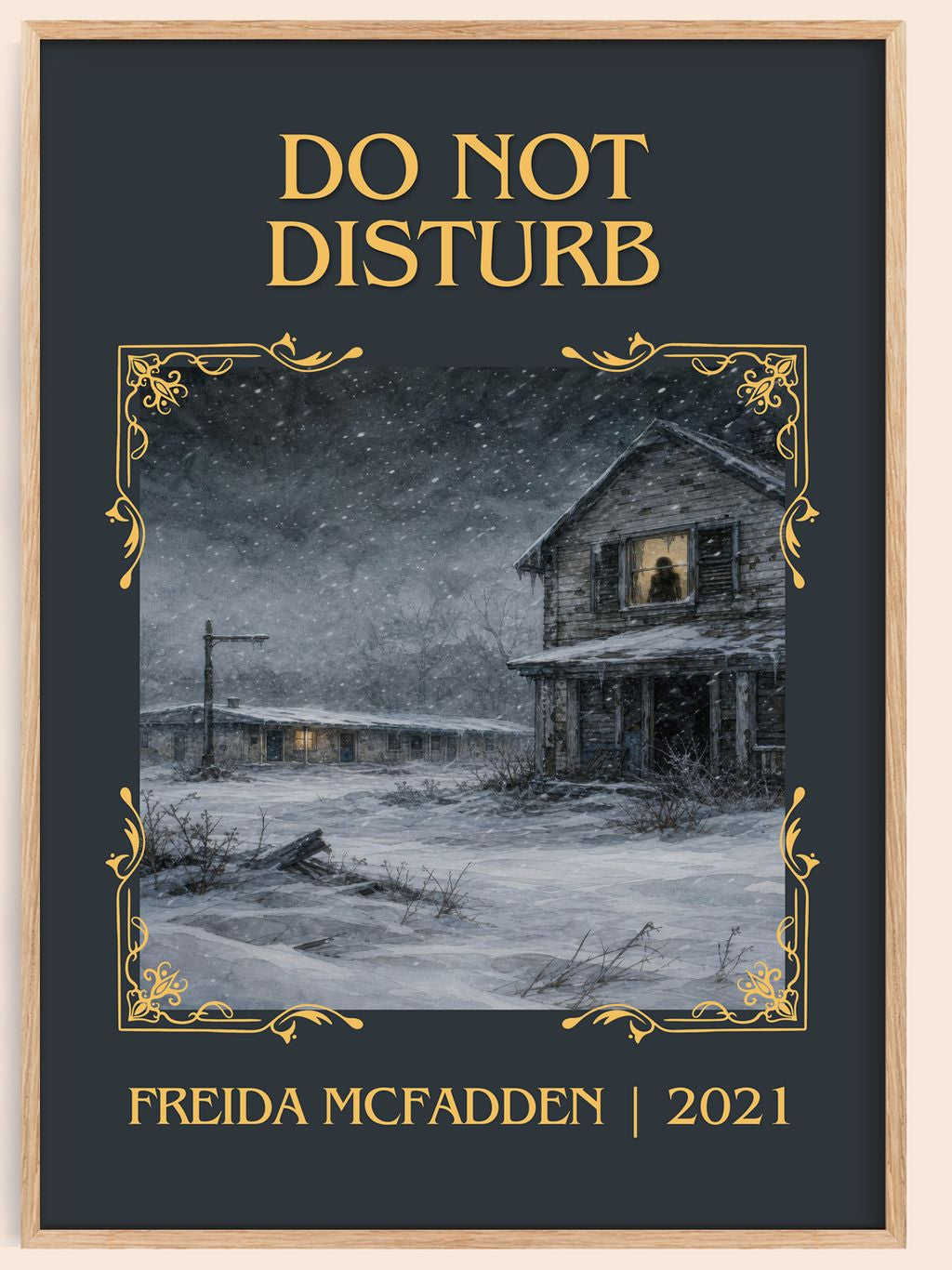 Do Not Disturb Classic Book Art Print by Freida Mcfadden – book poster