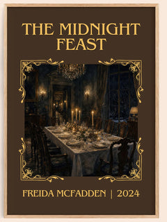 The Midnight Feast Classic Book Art Print by Freida Mcfadden – book poster