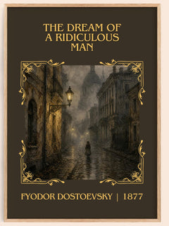 Dream Of A Ridiculous Man Classic Book Art Print by Fyodor Dostoevsky – book poster