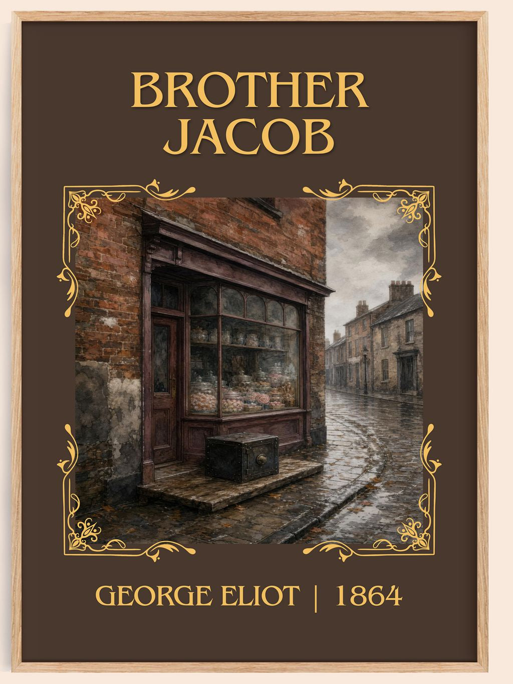 Brother Jacob Classic Book Art Print by George Eliot – book poster