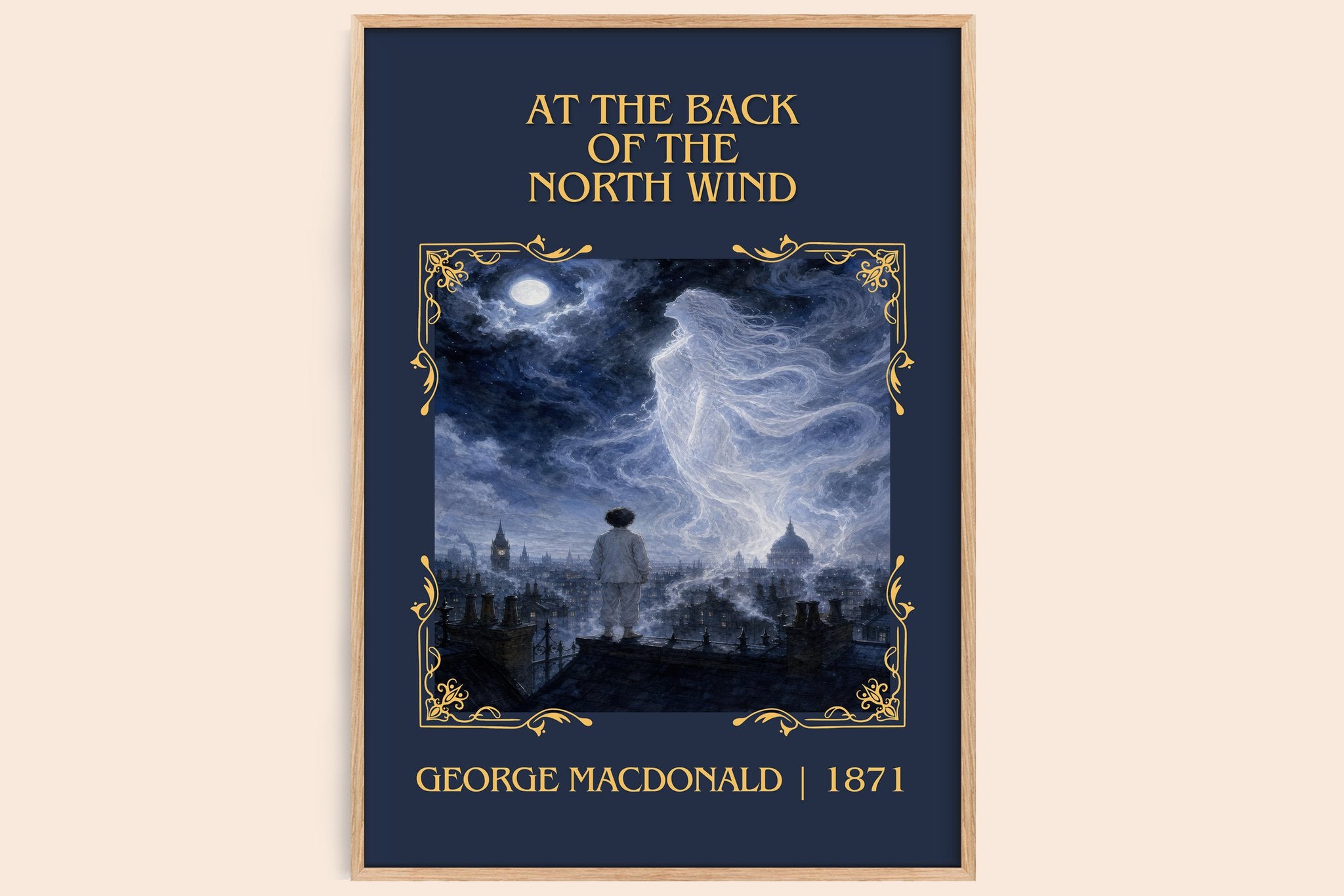 At The Back Of The North Wind Classic Book Art Print by G. Macdonald