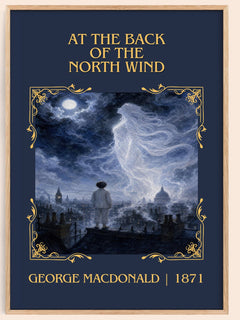 At The Back Of The North Wind Classic Book Art Print by G. Macdonald – book poster