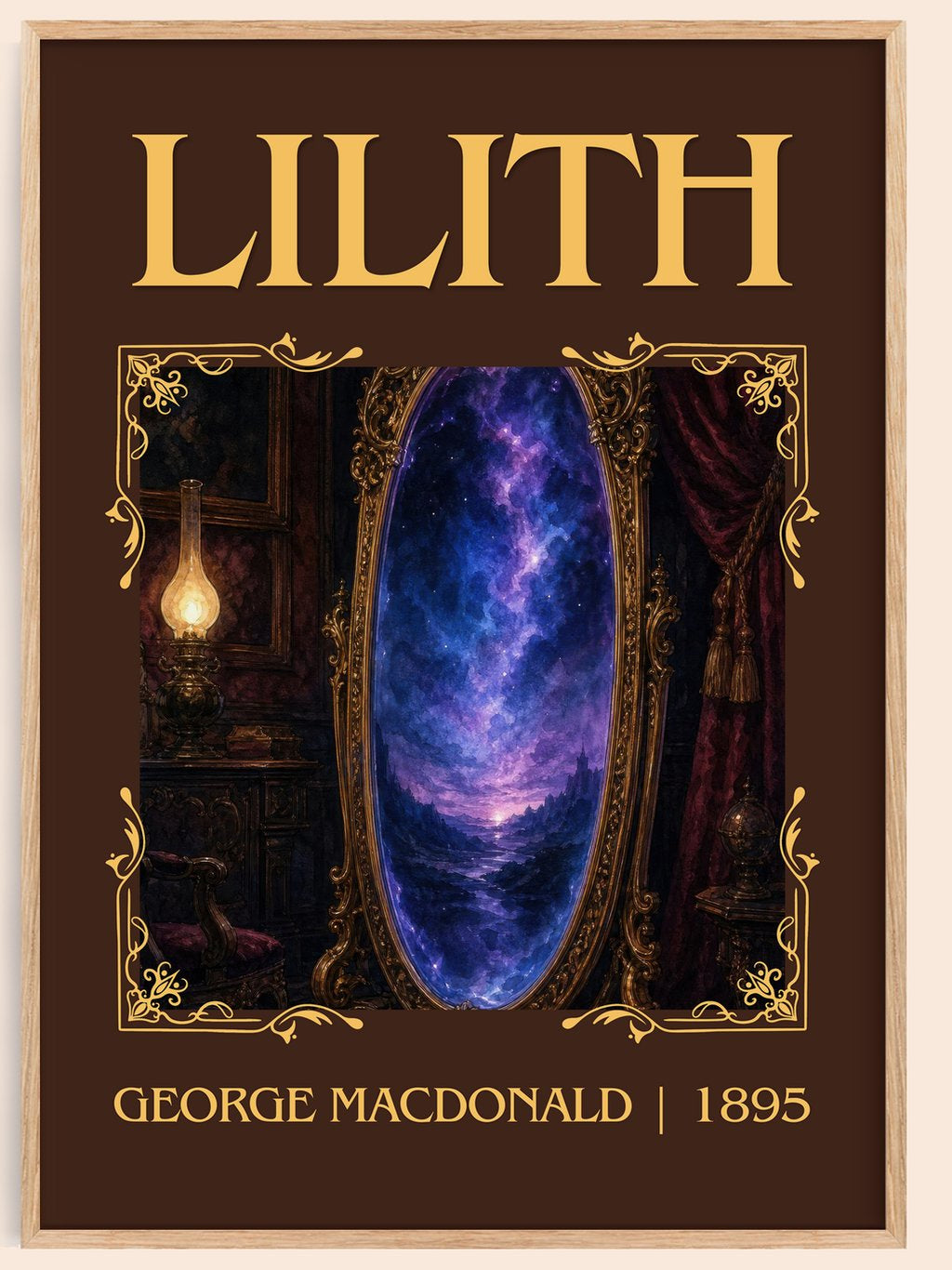 Lilith Classic Book Art Print by George Macdonald – book poster