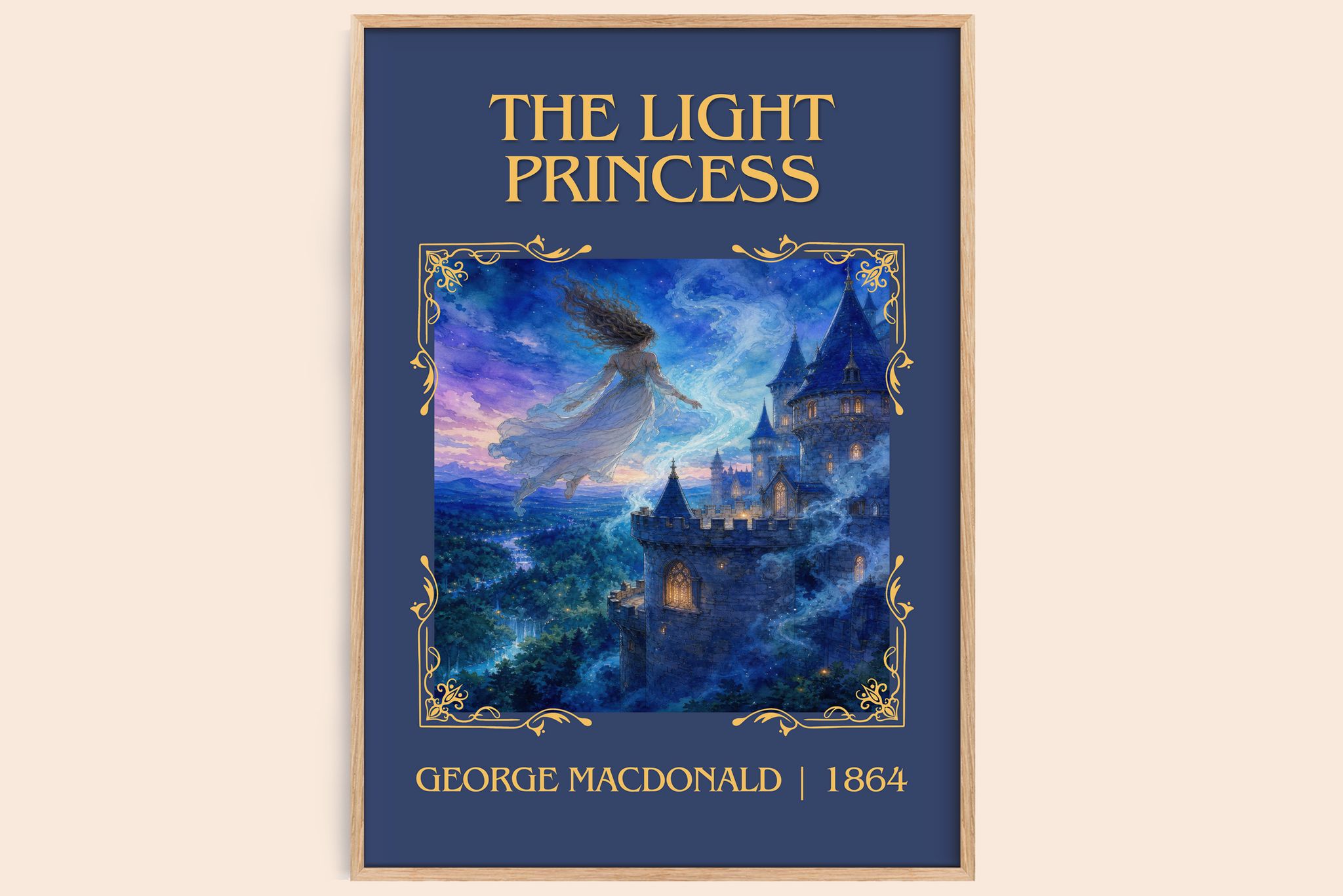 The Light Princess Classic Book Art Print by George Macdonald