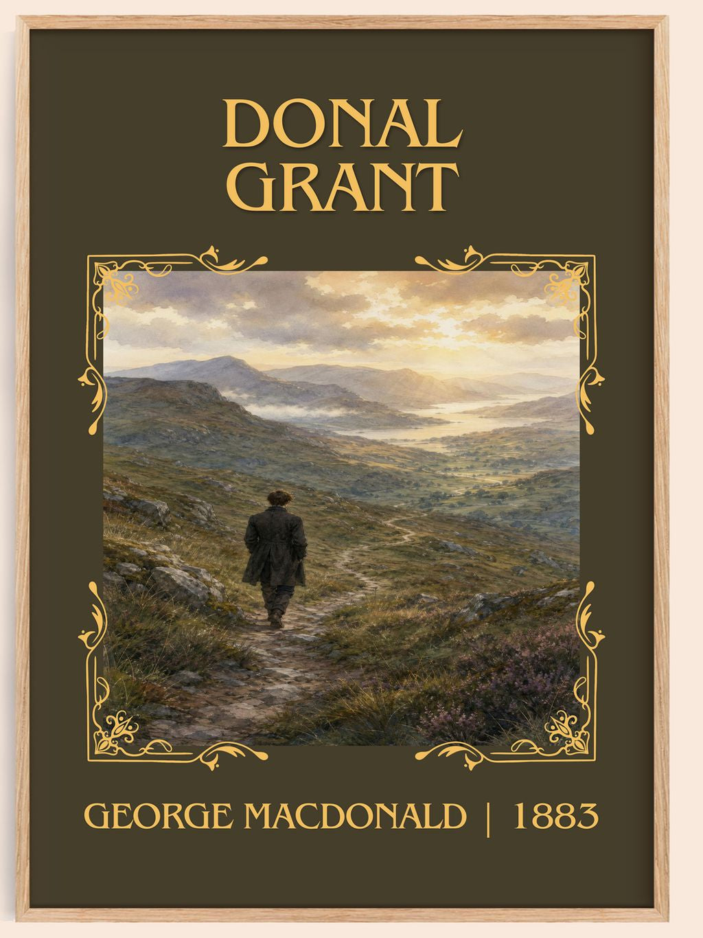 Donal Grant Classic Book Art Print by George Macdonald – book poster