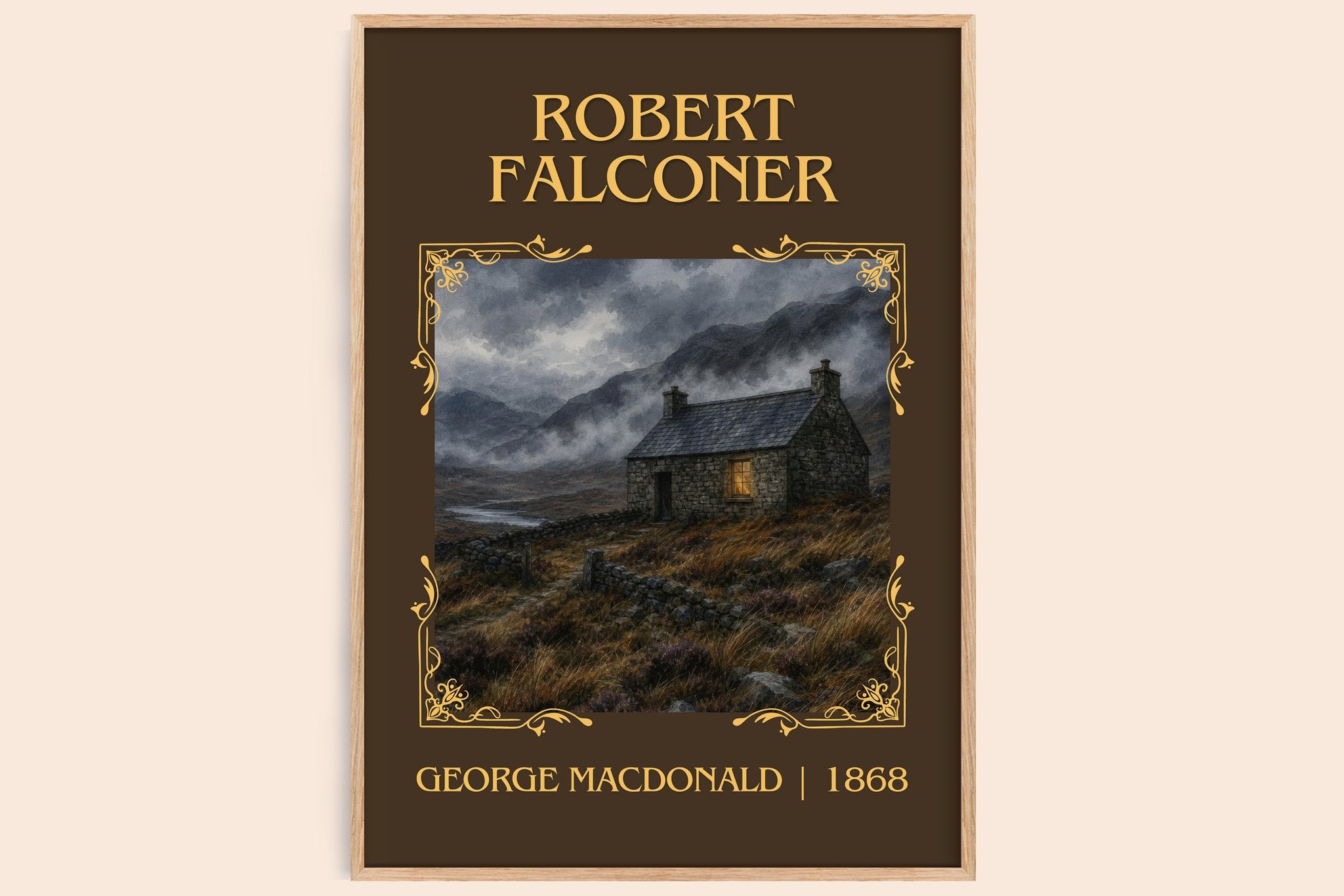 Robert Falconer Classic Book Art Print by George Macdonald