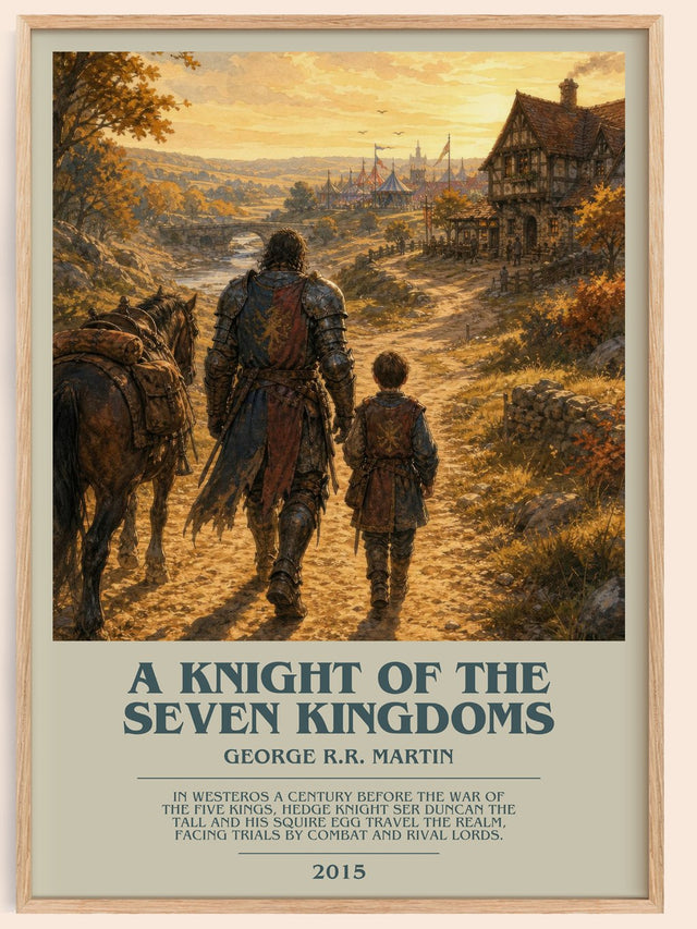 A Knight Of The Seven Kingdoms Bookish Wall Art by George R.R. Martin