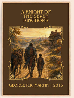 Knight Of The Seven Kingdoms Classic Book Art Print by G. Martin – book poster