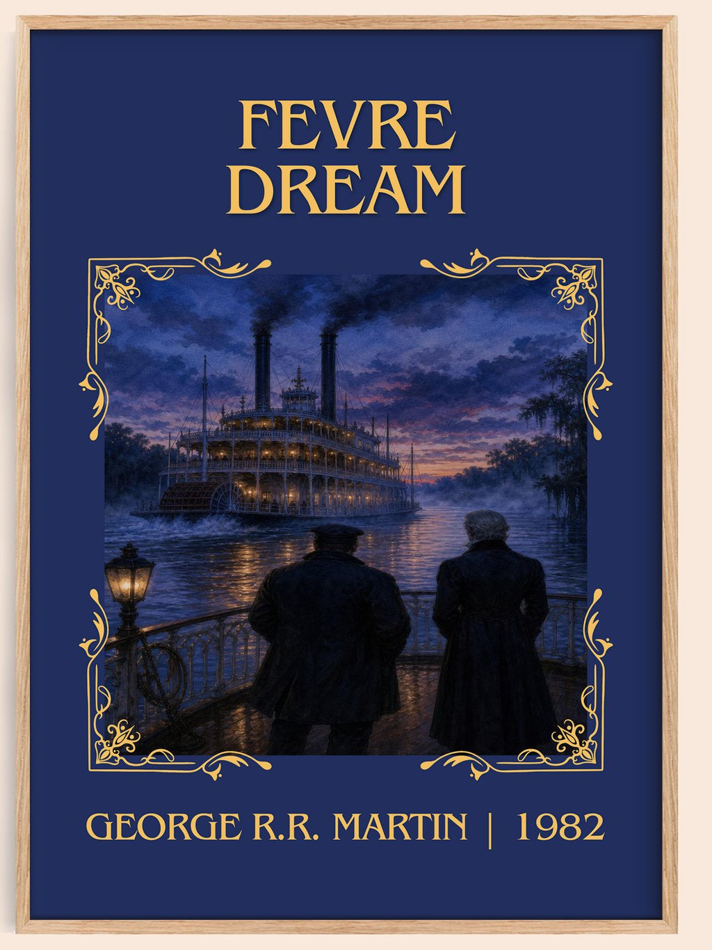Fevre Dream Classic Book Art Print by George R.R. Martin – book poster