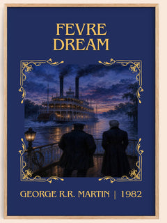 Fevre Dream Classic Book Art Print by George R.R. Martin – book poster