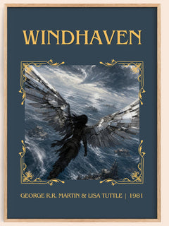 Windhaven Classic Book Art Print by George R.R. Martin & Lisa Tuttle – book poster