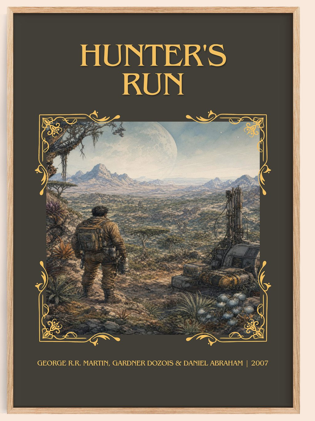 Hunter'S Run Classic Book Art Print by G. Abraham – book poster