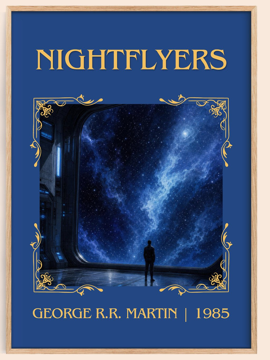 Nightflyers Classic Book Art Print by George R.R. Martin – book poster