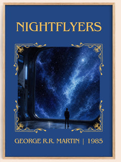 Nightflyers Classic Book Art Print by George R.R. Martin – book poster