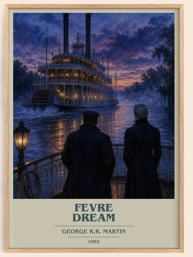 Fevre Dream Book Cover Poster by George R.R. Martin