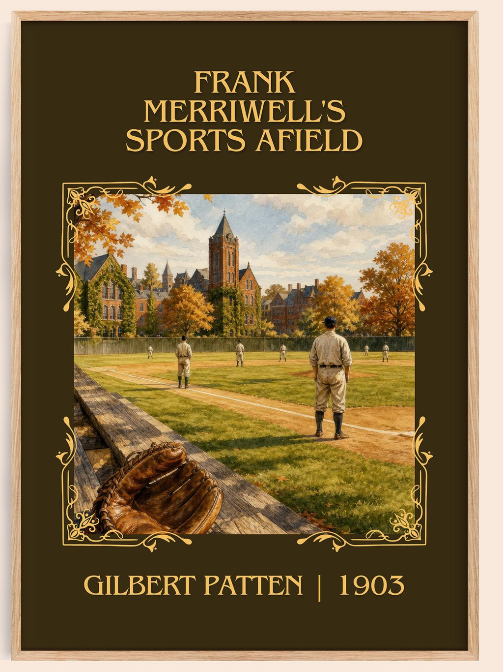 Frank Merriwell'S Sports Afield Classic Book Art Print by G. Patten – book poster