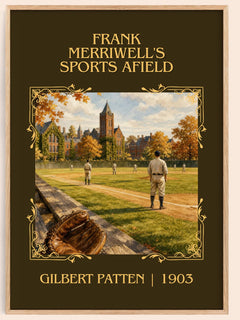 Frank Merriwell'S Sports Afield Classic Book Art Print by G. Patten – book poster