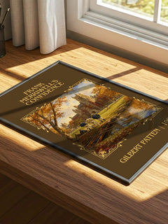 Frank Merriwell'S Confidence Classic Book Art Print by Gilbert Patten – print on a sunlit desk