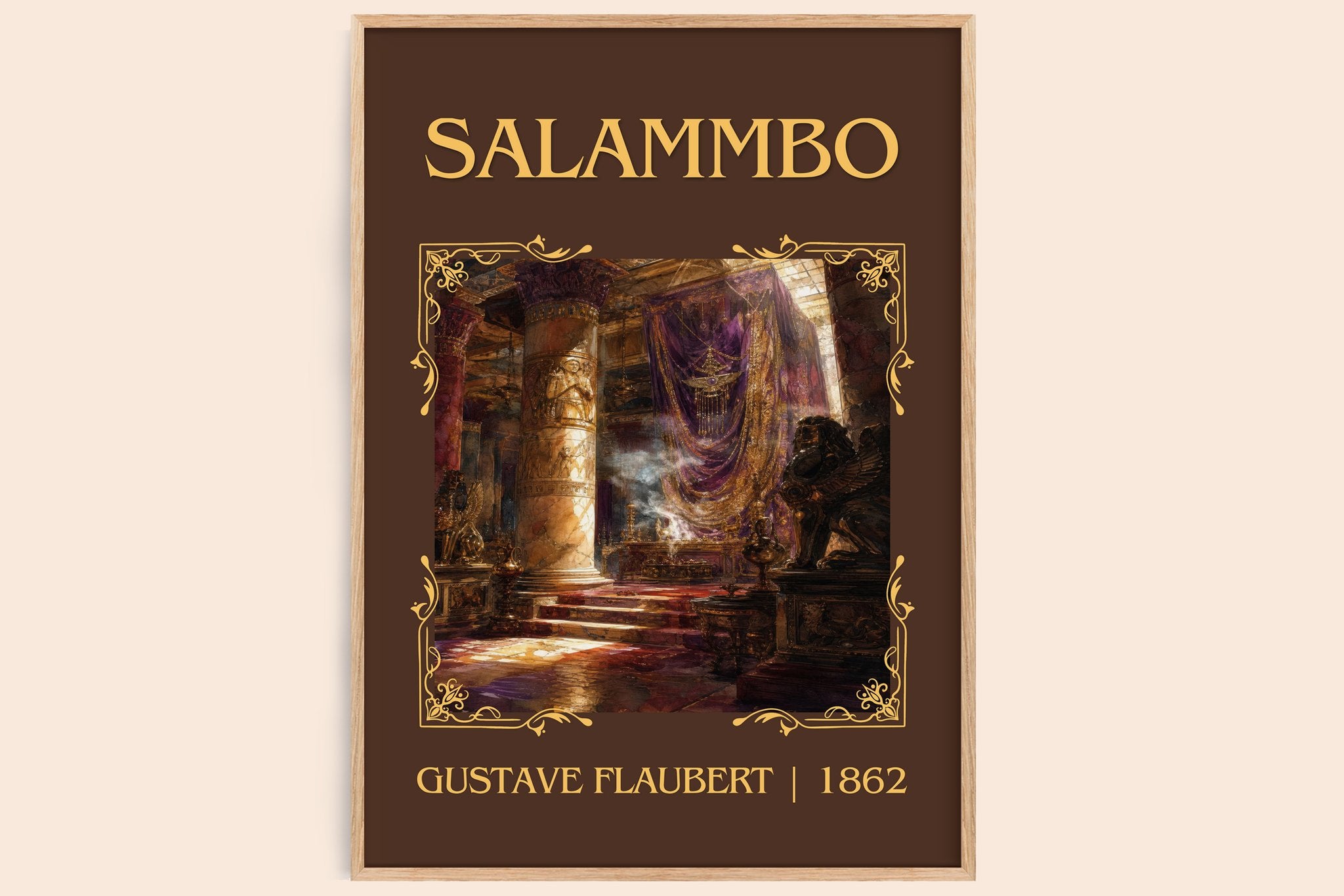 Salammbô Classic Book Art Print by Gustave Flaubert