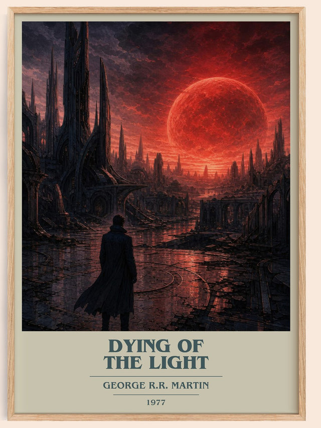 Dying Of The Light Book Cover Poster by George R.R. Martin