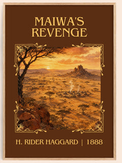 Maiwa'S Revenge Classic Book Art Print by H. Rider Haggard – book poster