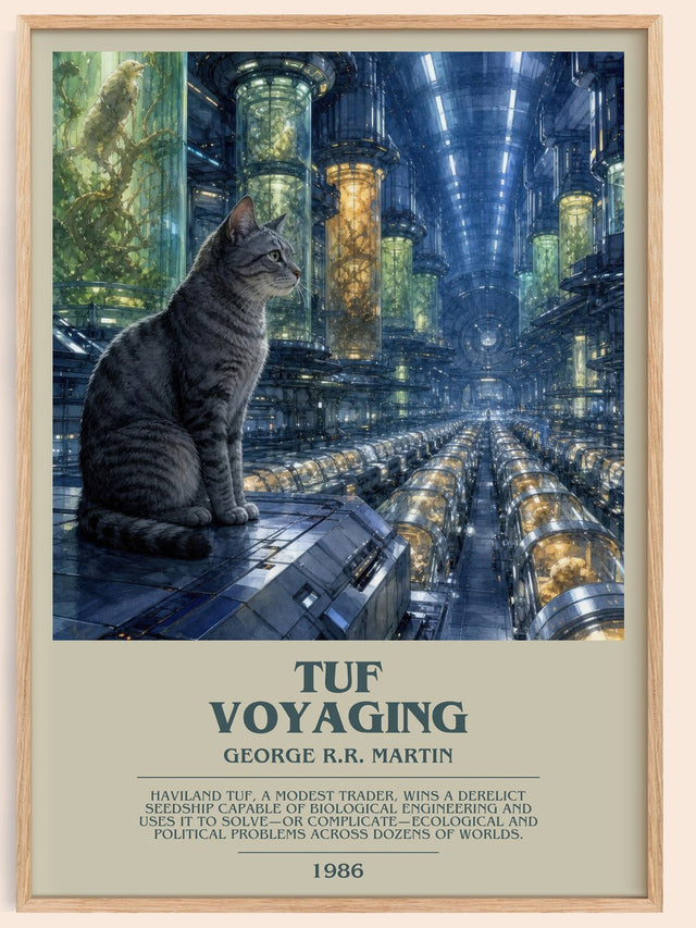 Tuf Voyaging Bookish Wall Art by George R.R. Martin
