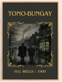 Tono-Bungay Classic Book Art Print by H.G. Wells – book poster