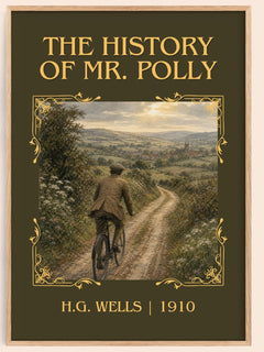 The History Of Mr. Polly Classic Book Art Print by H.G. Wells – book poster