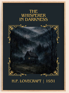 The Whisperer In Darkness Classic Book Art Print by H.P. Lovecraft – book poster