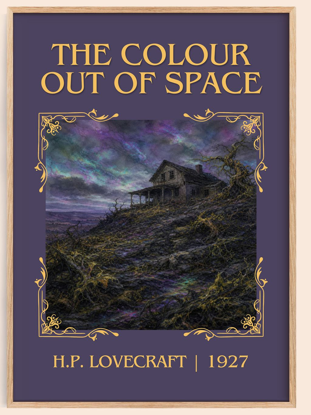 The Colour Out Of Space Classic Book Art Print by H.P. Lovecraft – book poster